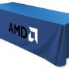 Standard 6 ft. Table Cover with 2 Color Imprint